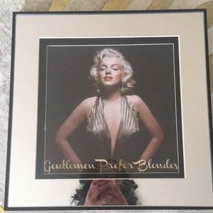 Mirrored Marilyn Monroe Gentleman Prefer Blondes